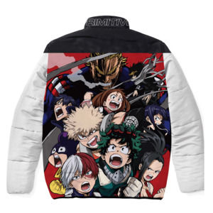 Primitive Skateboarding Apparel Men's X My Hero Academia Puffer Jacket